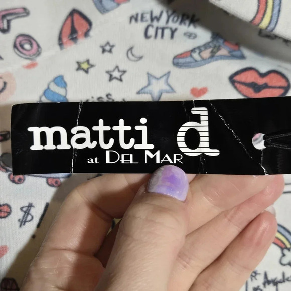 NWT Frank and Eileen Hoodie Doodle Raw Edge Sweatshirt California Dreamin XS - Picture 3 of 16